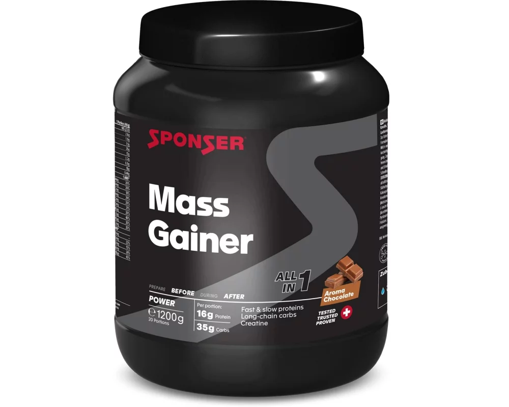 Sponser Pulver Mass Gainer Schokolade 1200 g