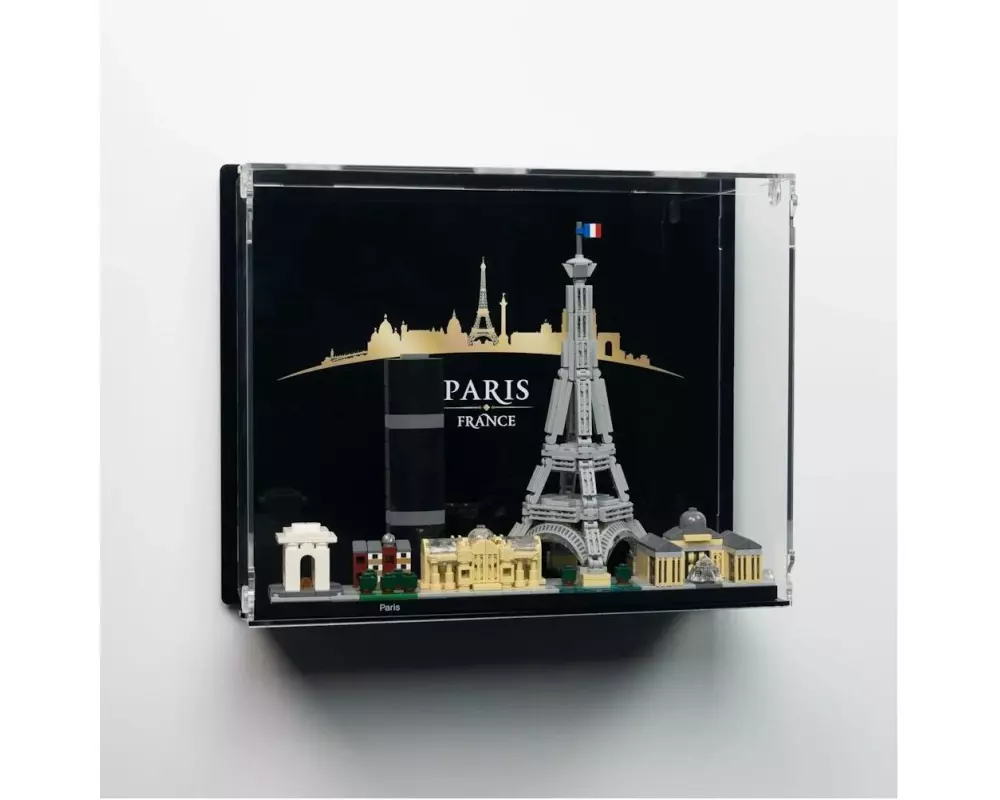 iDisplayit Acryl-Wand-Display für LEGO 21044 Paris