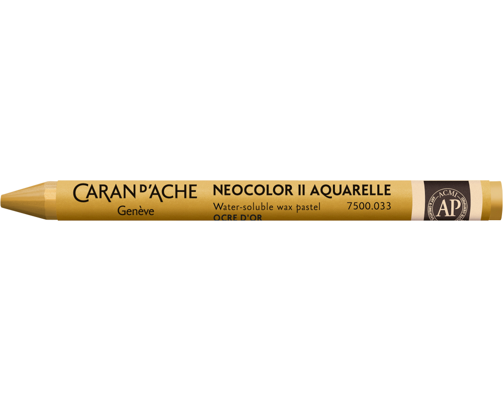 CARAN D'ACHE Wachsmalkreide Neocolor II 7500.033 goldocker