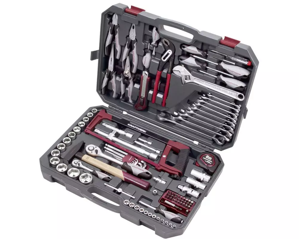 Kraftwerk Steckschlüssel-Set Basic 1/4"+1/2 115-teilig