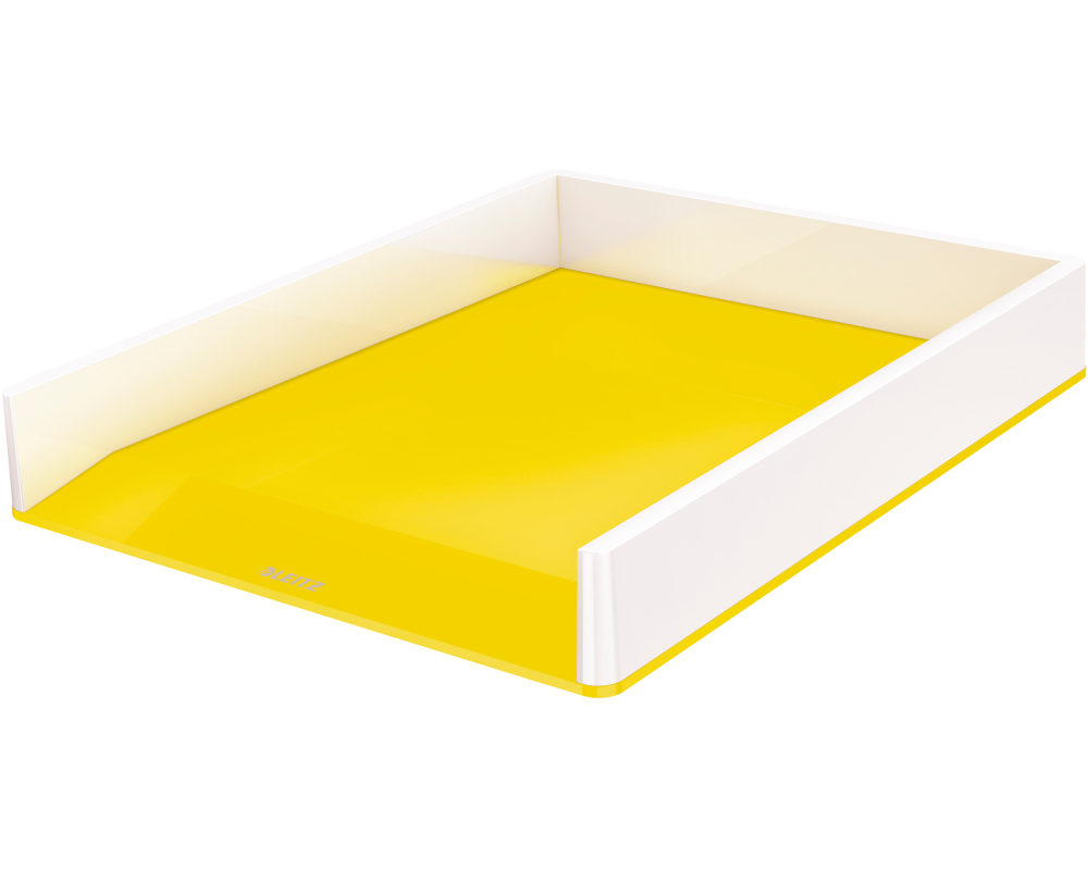 LEITZ Briefkorb WOW A4 5361-10-16 weiss/gelb