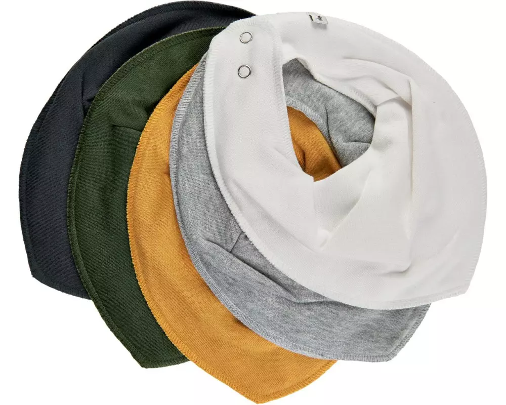 pippi Dreieckstuch Bandana Lätzchen 5er-Set Marshmallow White