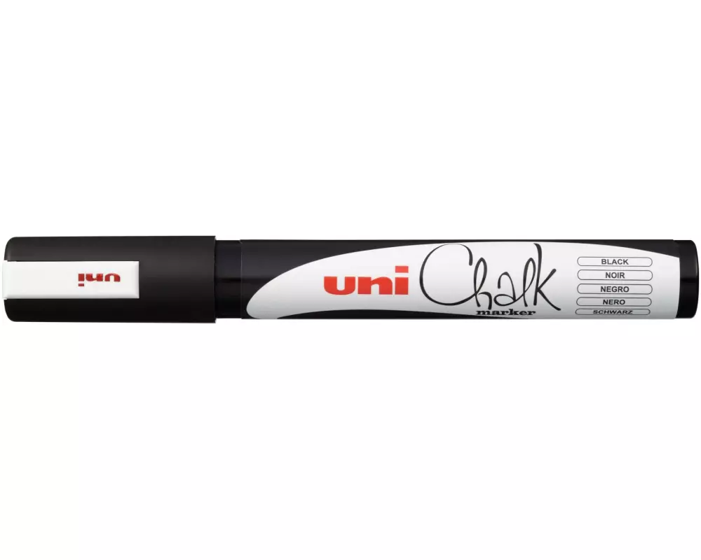Uni Kreidemarker uni Chalk 1.8 - 2.5 mm Schwarz