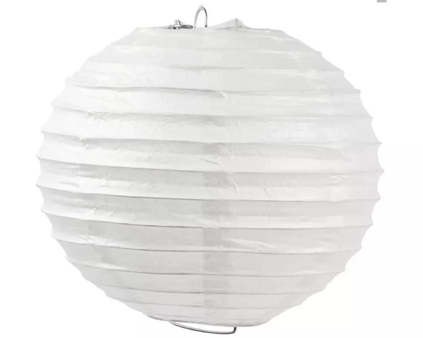 Creativ Company Lampion Ø 20 cm Weiss, 1 Stück