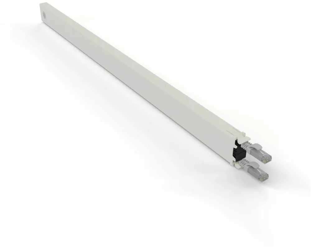 Patchbox patchbox.one / Cassette / 30RU / Cat 6A, UTP, 1.8 m, Grau