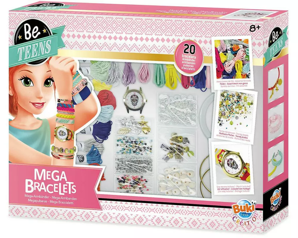 Buki Bastelset Be Teens Mega Armbänder