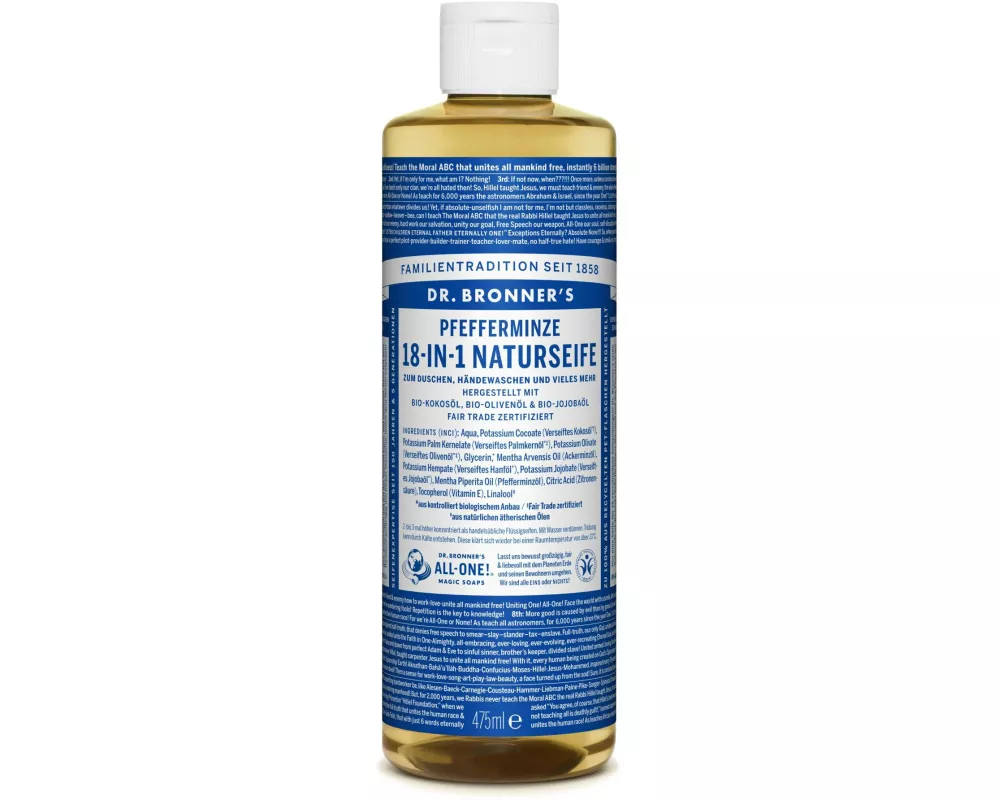 Dr.Bronner's Flüssigseife Pfefferminze 18-In-1 475 ml