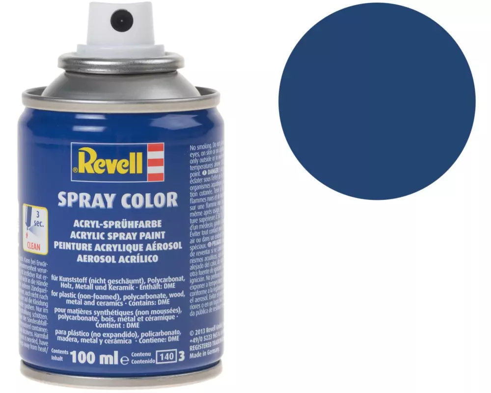 Revell Acrylspray 100 ml Deckend/Matt-Dunkelblau
