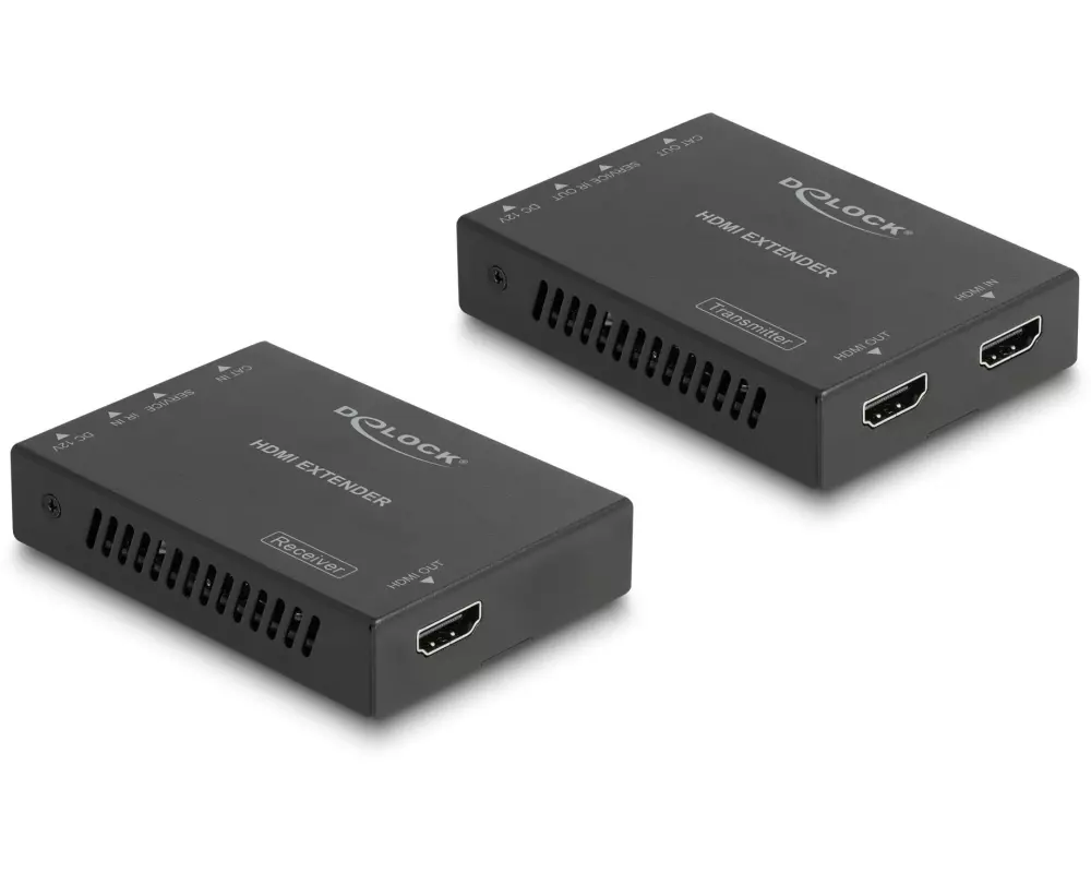 Delock Extender Set über Cat.6 Kabel 4K 60 Hz 50 m