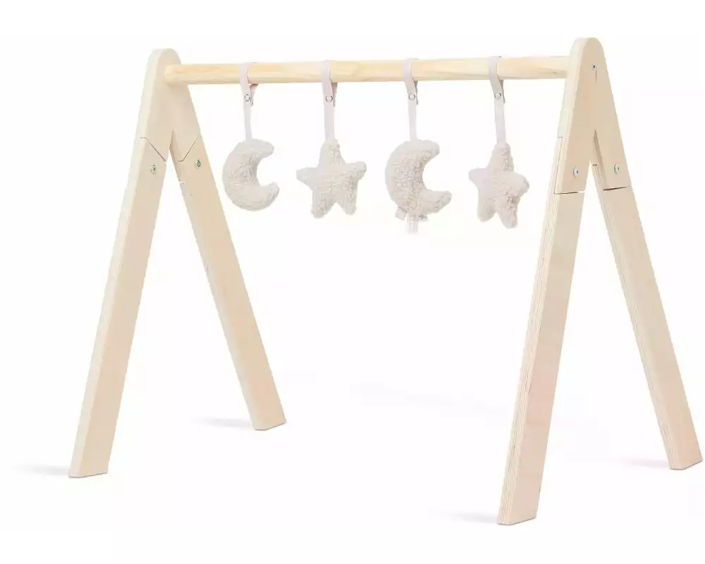 Jollein Spielbogen Babygym Anhänger Mond Nougat 4 Stk.