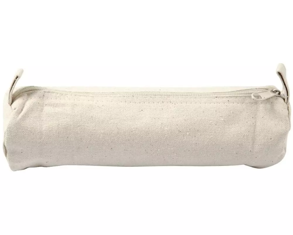 Creativ Company Baumwoll-Schreibetui 6 x 20 cm Baumwolle, Beige