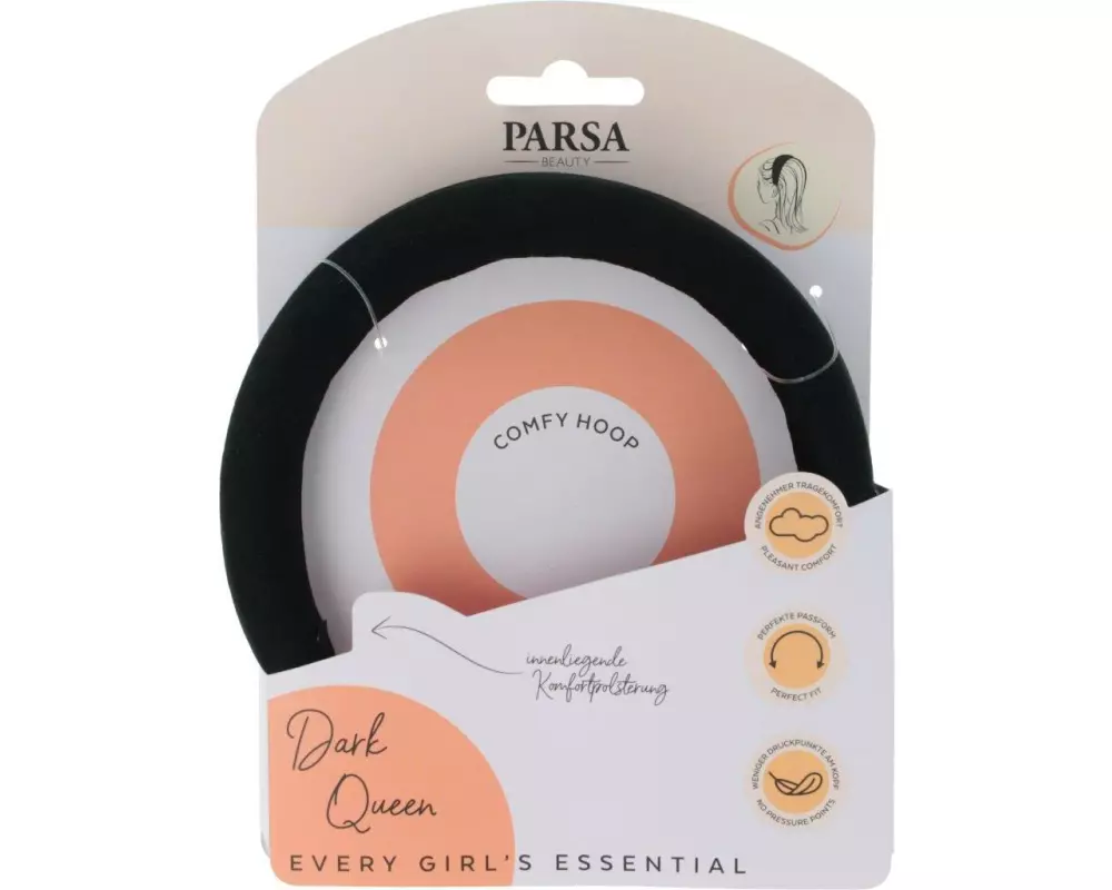 Parsa Beauty Hair Hero Comfy Hoop, Dark Queen 1 Stück