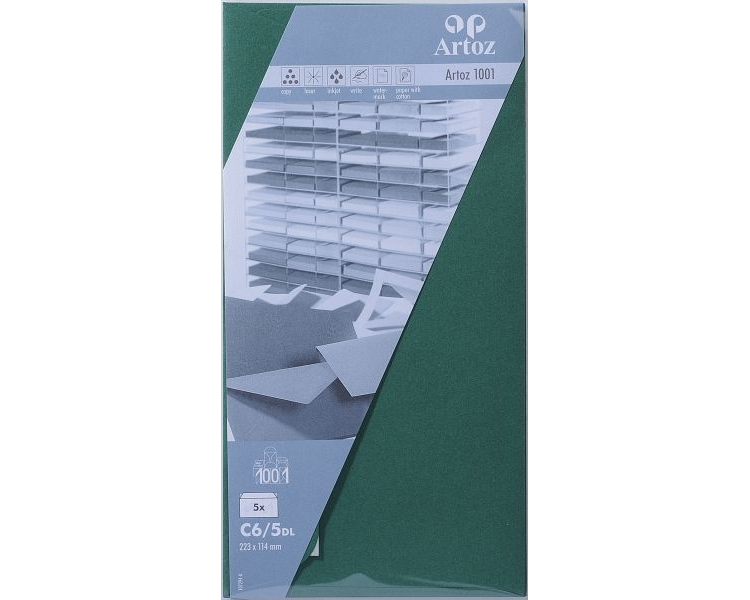 ARTOZ Couverts 1001 C6/5 107294183 100g, racing green 5 Stück