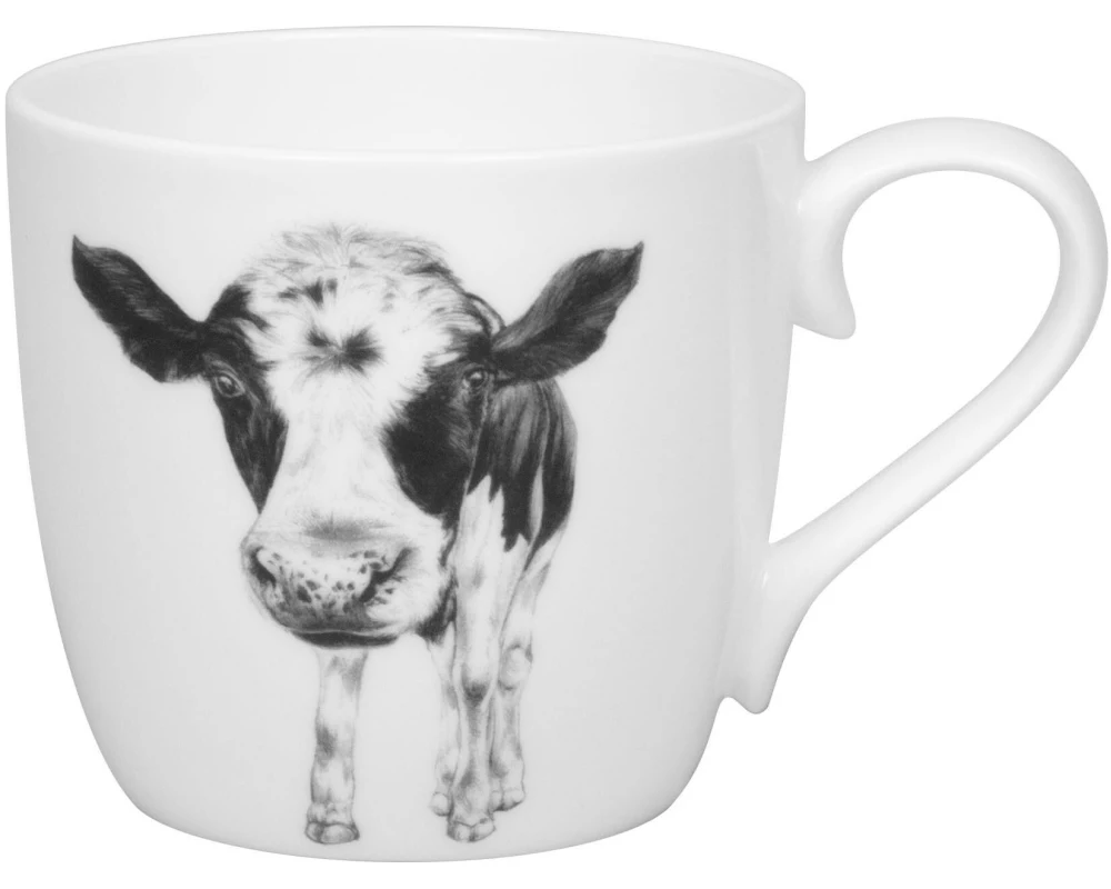 Könitz Universaltasse Amazing Animals Kuh 425 ml, Weiss