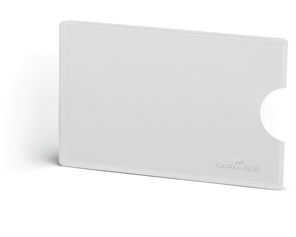DURABLE Kreditkartenhülle Rfid Secure 890319 3 Stück