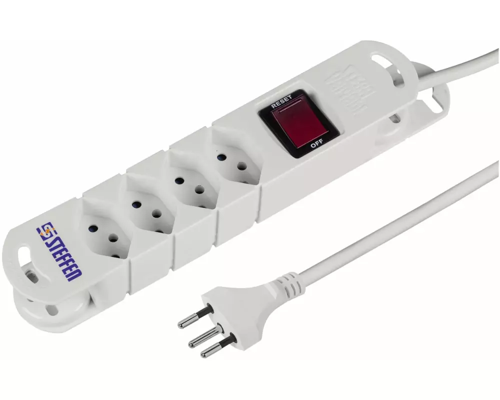STEFFEN Steckdosenleiste STEBA VARIABL 4x T13 3 m