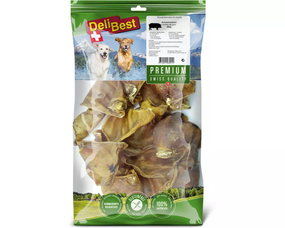 DeliBest Delibest Premium Schweineohren 800 g