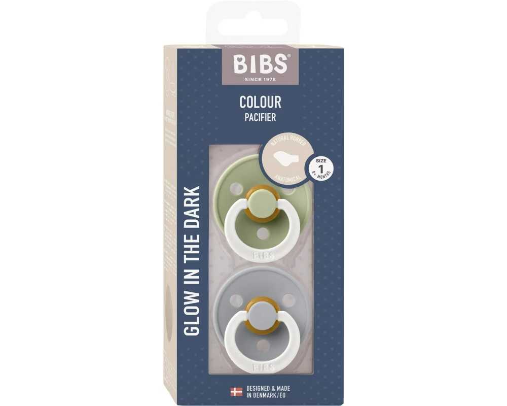 Bibs Colour Anatomisch, leuchtend, Kautschuk, 0-6 Monate