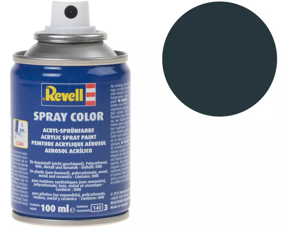 Revell Acrylspray 100 ml Deckend/Matt-Dunkelgrau
