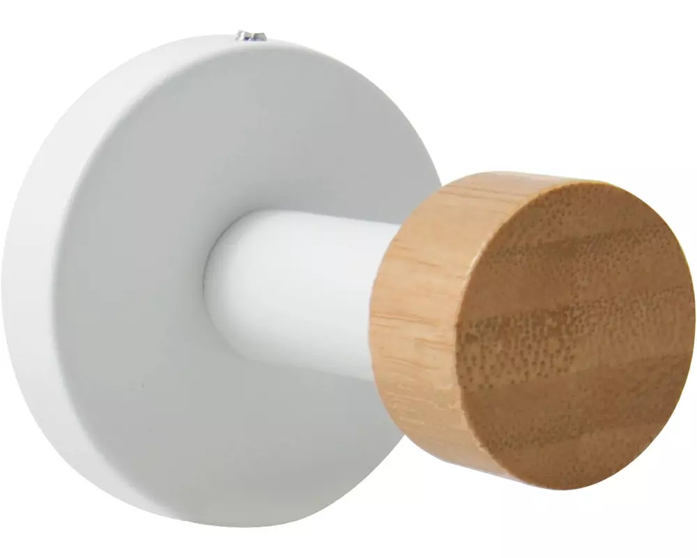 spirella Handtuchhaken Iana Weiss Matt Bambus