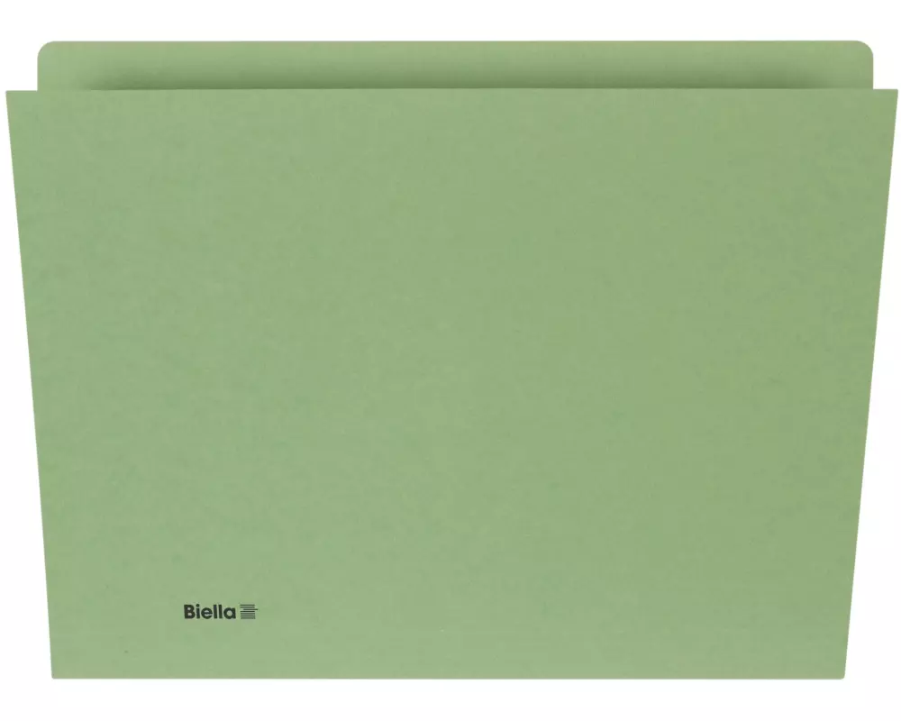 Biella Einlagemappe A4 Grün, 100 Stück