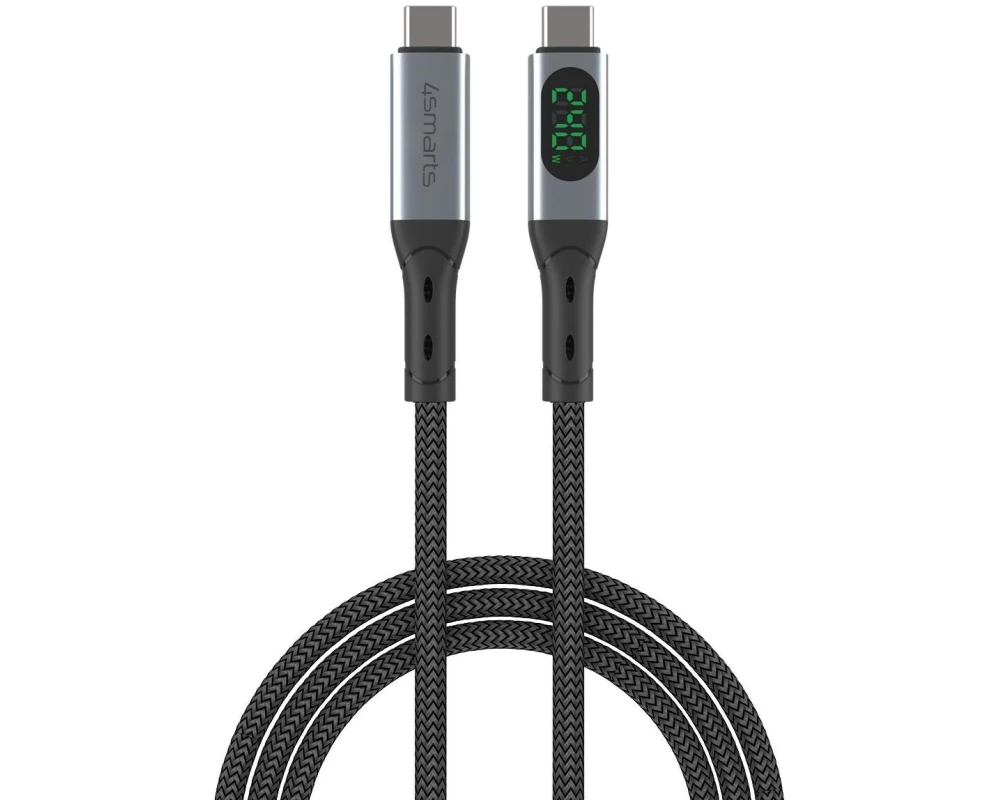 4smarts USB4-Kabel DigitCord Enterprise 240W USB-C - USB-C 1.5 m