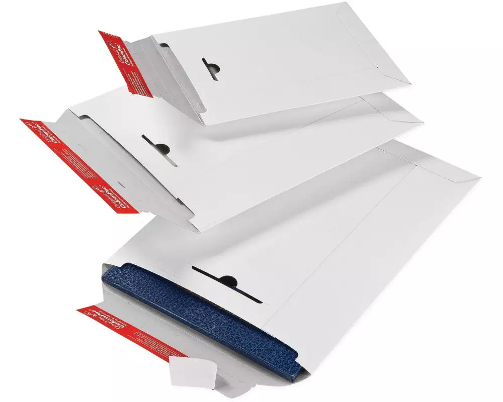 Büromaterial Versandtasche 17 x 24.5 x 3 cm, 100 Stück, Weiss