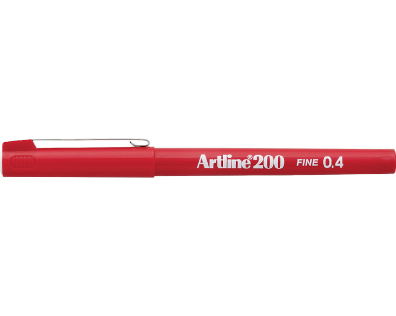 ARTLINE Fineliner 0,4mm EK-200-R rot