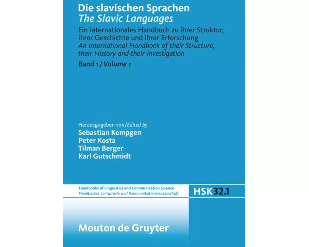 Die slavischen Sprachen / The Slavic Languages. Halbband 1