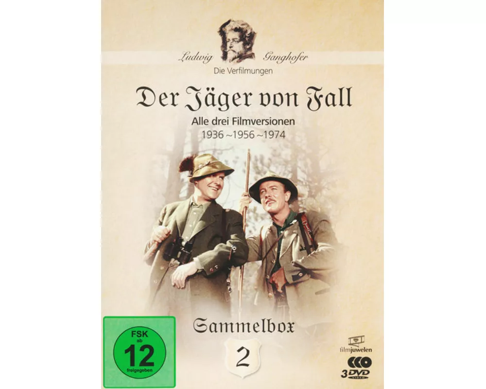 Der Jäger von Fall (1936, 1957, 1974) - Die Ganghofer Verfilmungen - Sammelbox 2