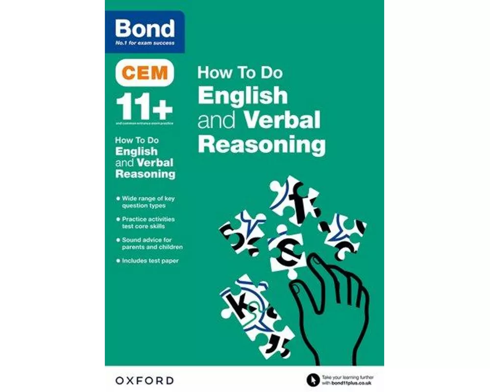 CEM How To Do: Bond 11+ English and Verbal Reasoning (for Cambridge Select Insight)