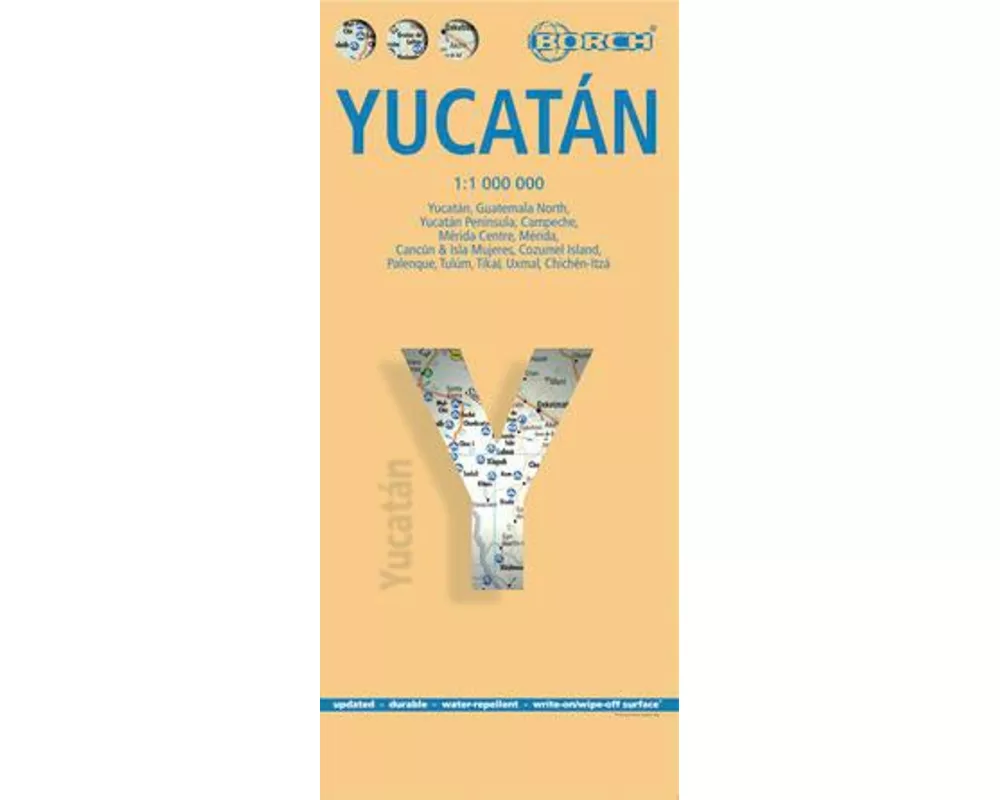 Yucatán, Yucatan, Borch Map