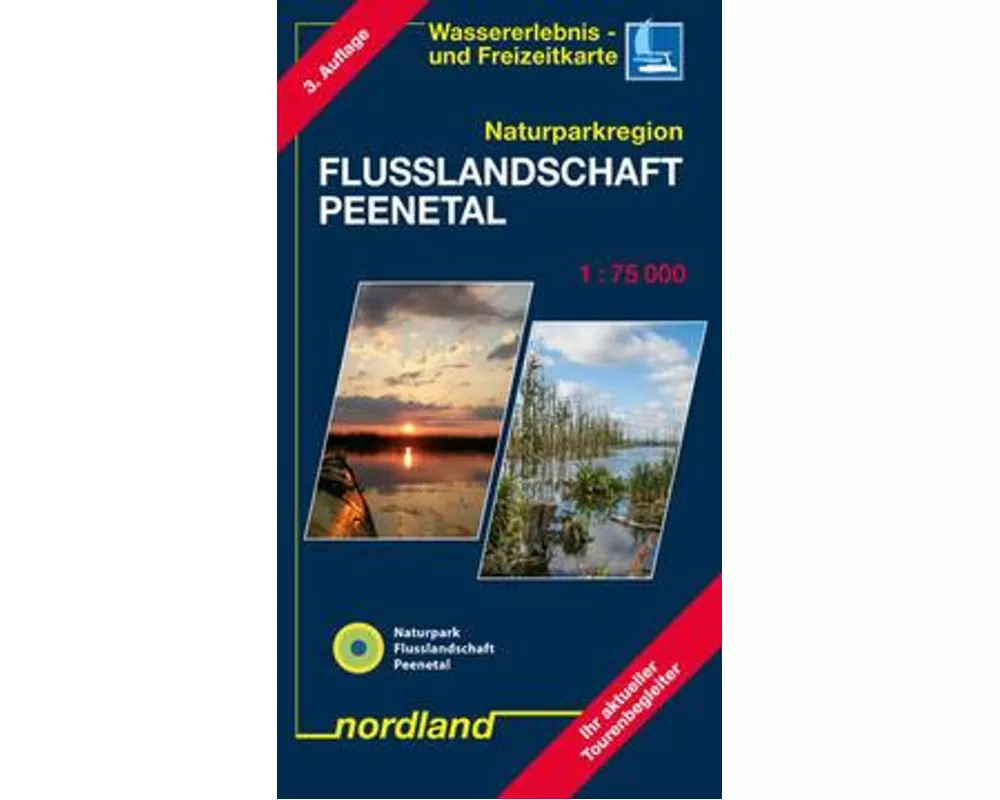 Naturparkregion Flusslandschaft Peenetal 1 : 75 000. Wassererlebnis- und Freizeitkarte