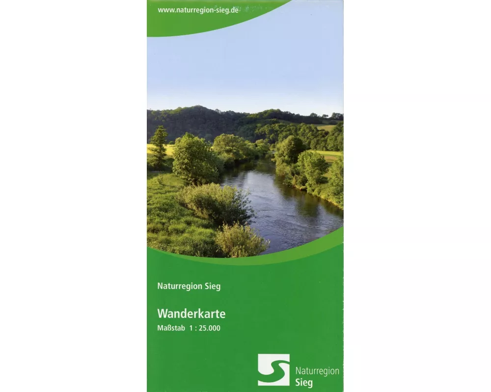 Naturregion Sieg Wanderkarte 1:25 000