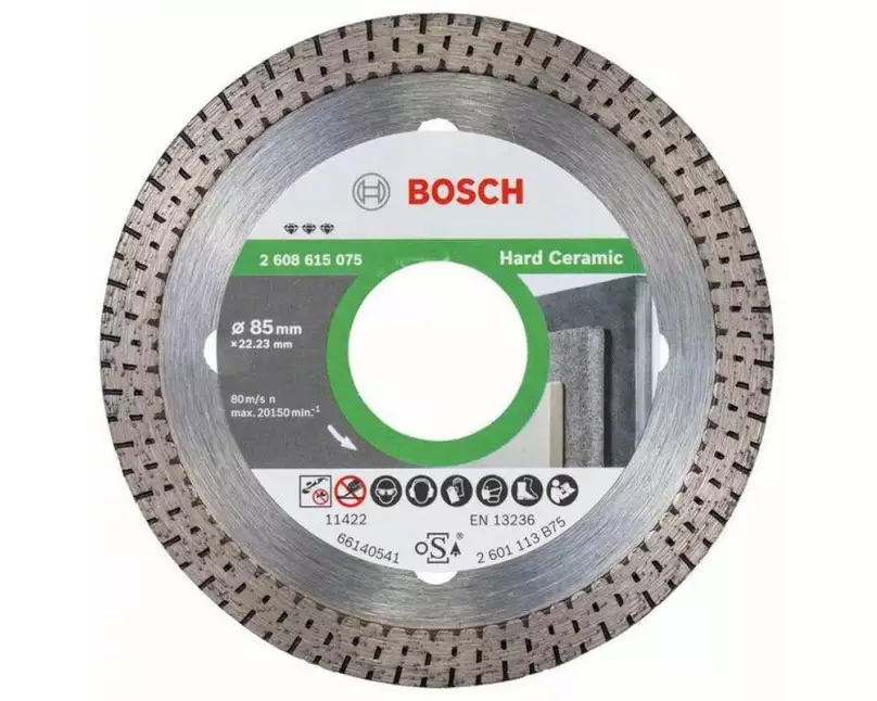 Bosch Diamanttrennscheibe 85 mm für Stein