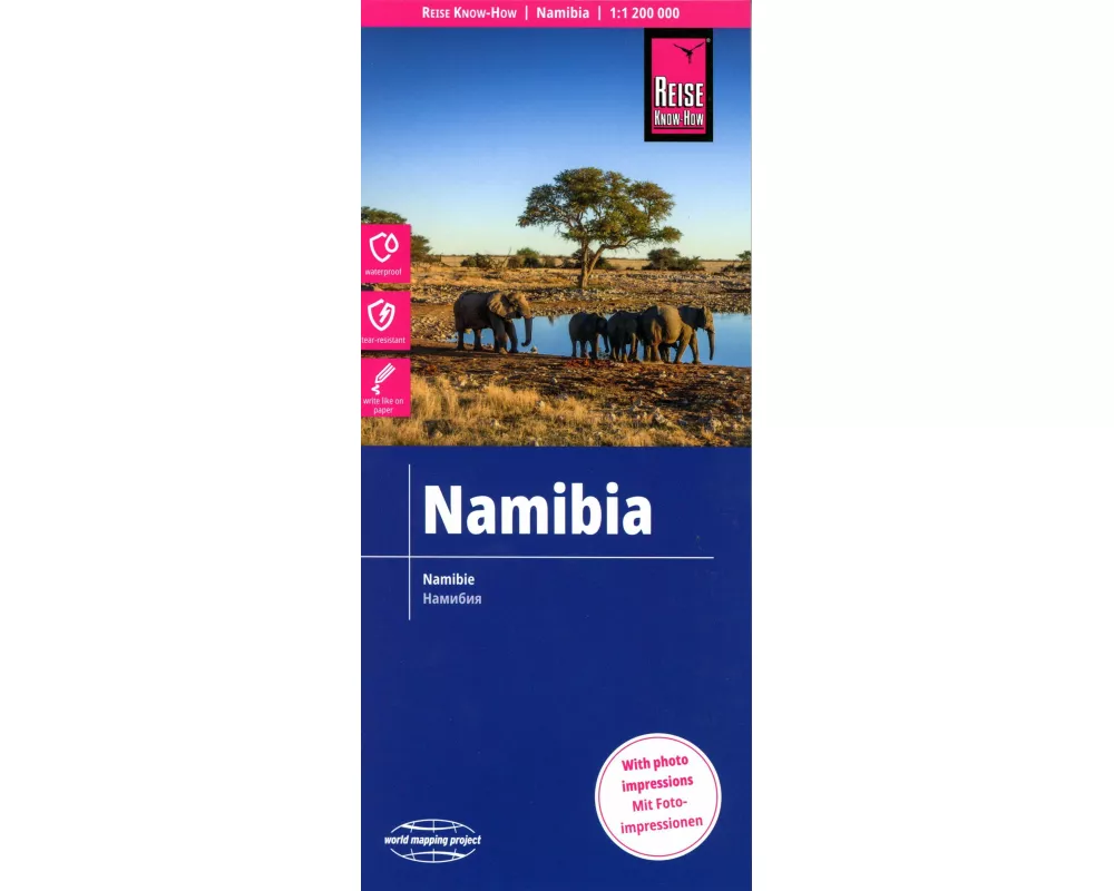 Reise Know-How Landkarte Namibia (1:1.200.000)