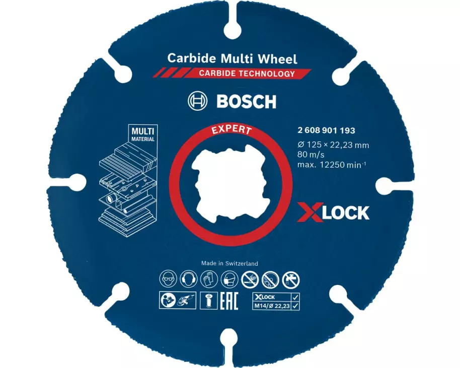 Bosch Professional Trennscheibe X-LOCK Expert Carbide 125 mm