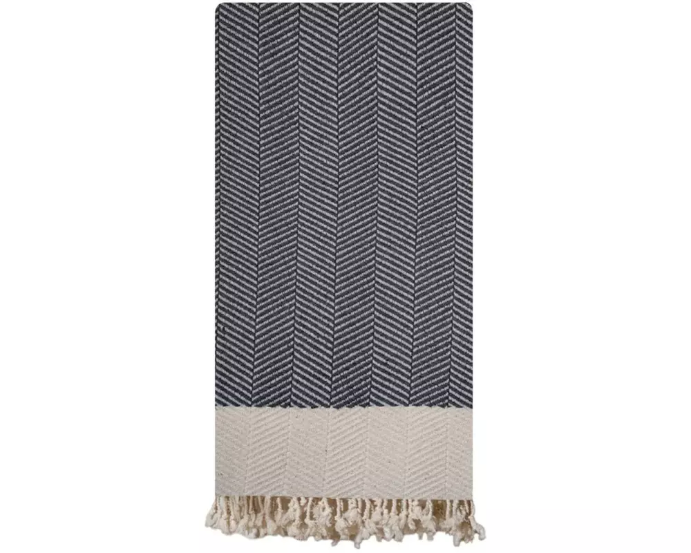 Foutastic Strandtuch Baliksirti Anthracite Grau