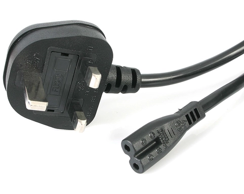 1M UK PLUG TO C7 POWER CORD