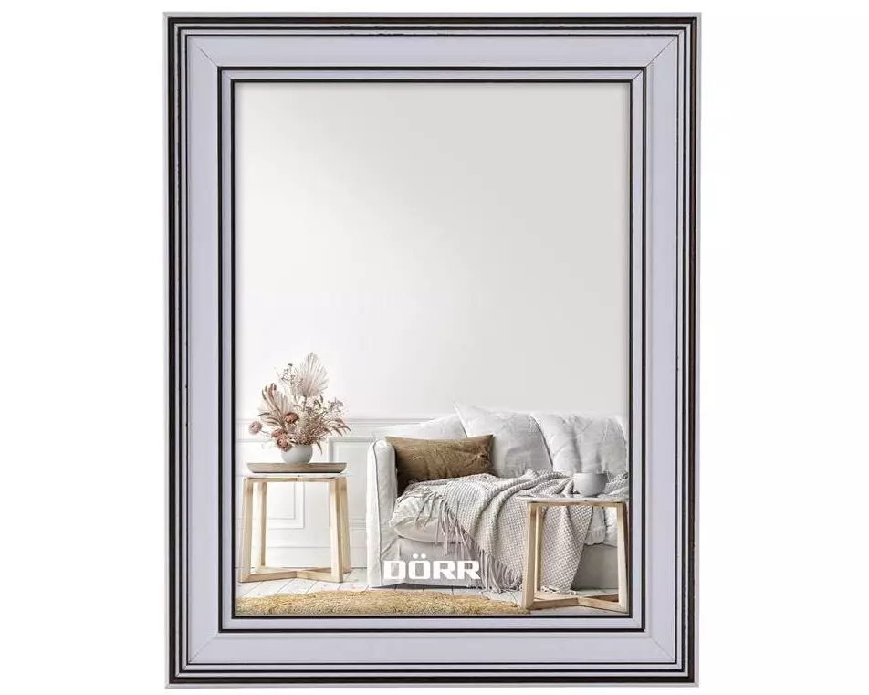 Dörr Bilderrahmen Finca Silber/Weiss matt, 10 x 15 cm