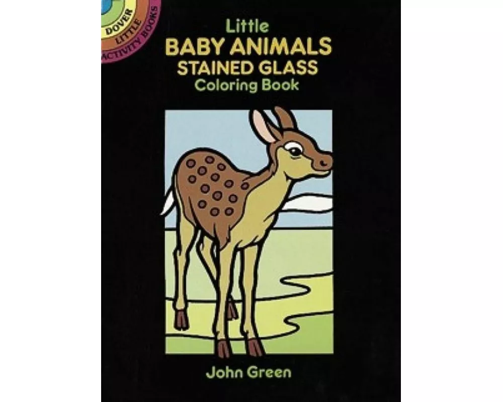 Little Baby Animals Stained Glass Coloring Book