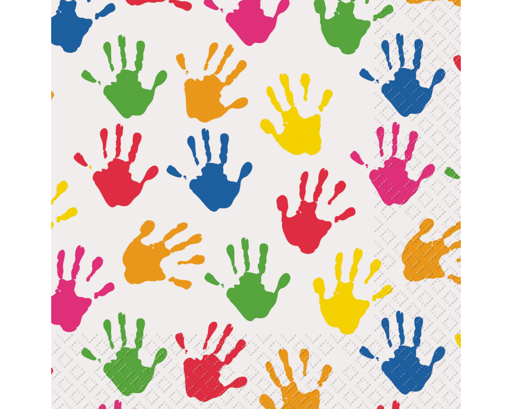 STEWO Servietten 33x33cm 2572942960 Hände 20 Stück