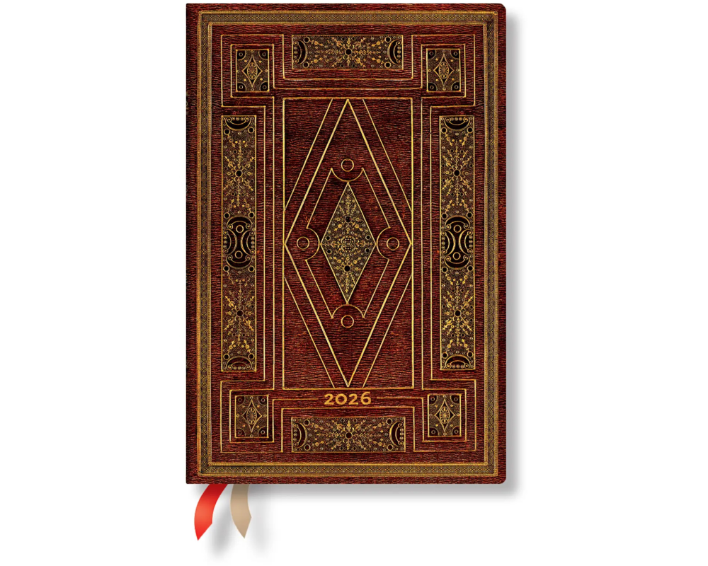 PAPERBLANKS Agenda First Folio 2026 DD0556-9 1W/2S HOR Mini HC DE 9.5x14cm