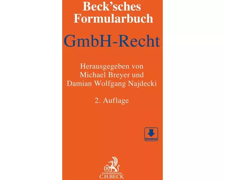 Beck'sches Formularbuch GmbH-Recht