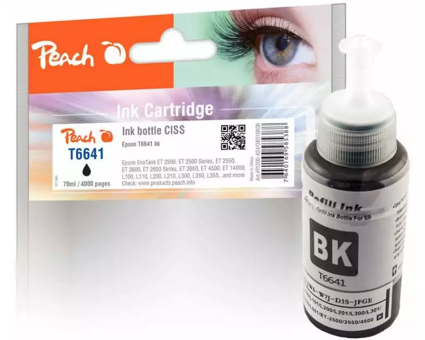 Peach Tinte Epson T6641 Black