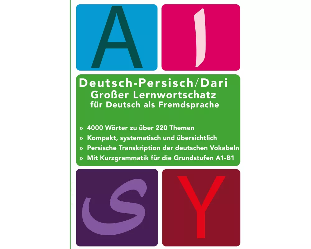 Großer Lernwortschatz Deutsch - Afghanisch / Dari für Deutsch als Fremdsprache