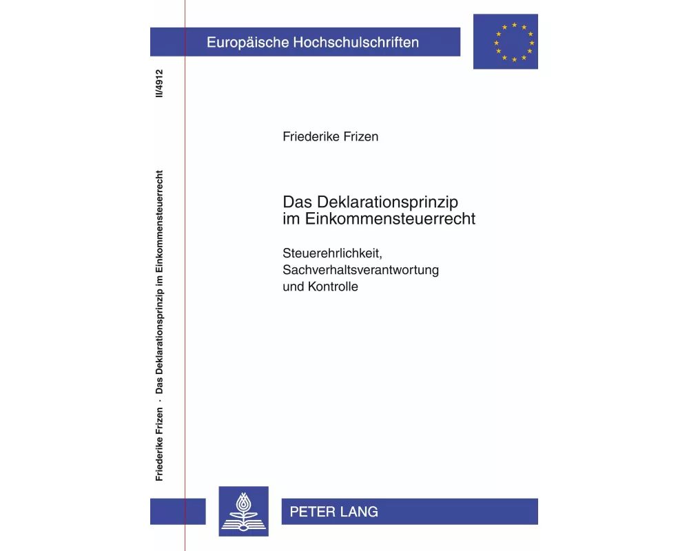 Das Deklarationsprinzip im Einkommensteuerrecht