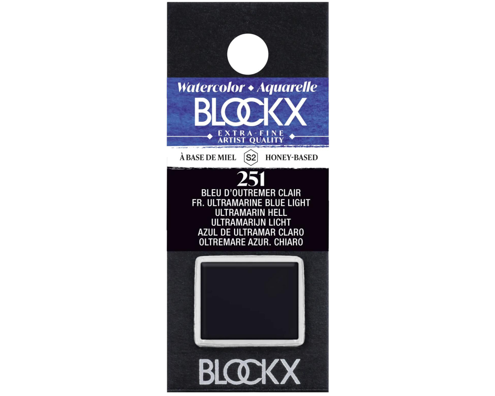 BLOCKX Aquarellfarbe 1.5ml 41251BXC ultramarin hell
