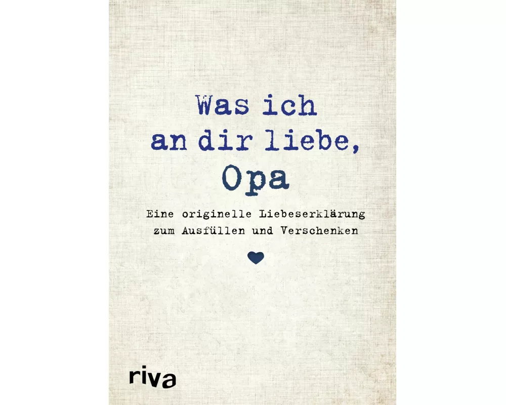 Was ich an dir liebe, Opa