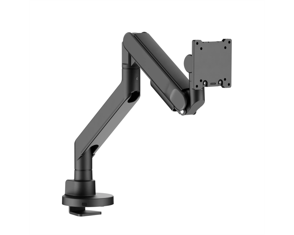 ROLINE LCD-Monitorhalterung mit Gasfeder, Tischmontage, hochbelastbar bis 27kg, <144,78cm (57")